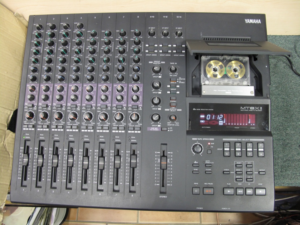 YAMAHA MT8X 往年の名器！？ヤマハMT8X(マルチカセットレコーダー